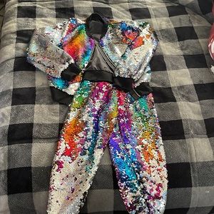 Zip up jacket and pants